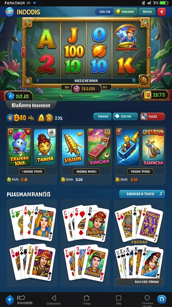 Tangkapan layar pertama menampilkan gameplay yang penuh warna dan menarik.