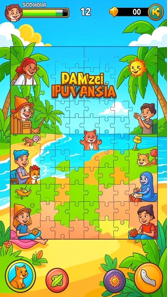 Tangkapan layar kedua menunjukkan leaderboard yang memungkinkan pemain bersaing.