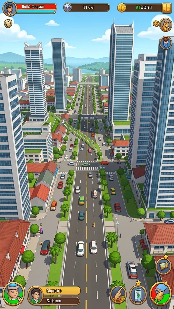 Tantangan seru di setiap level yang dimainkan.