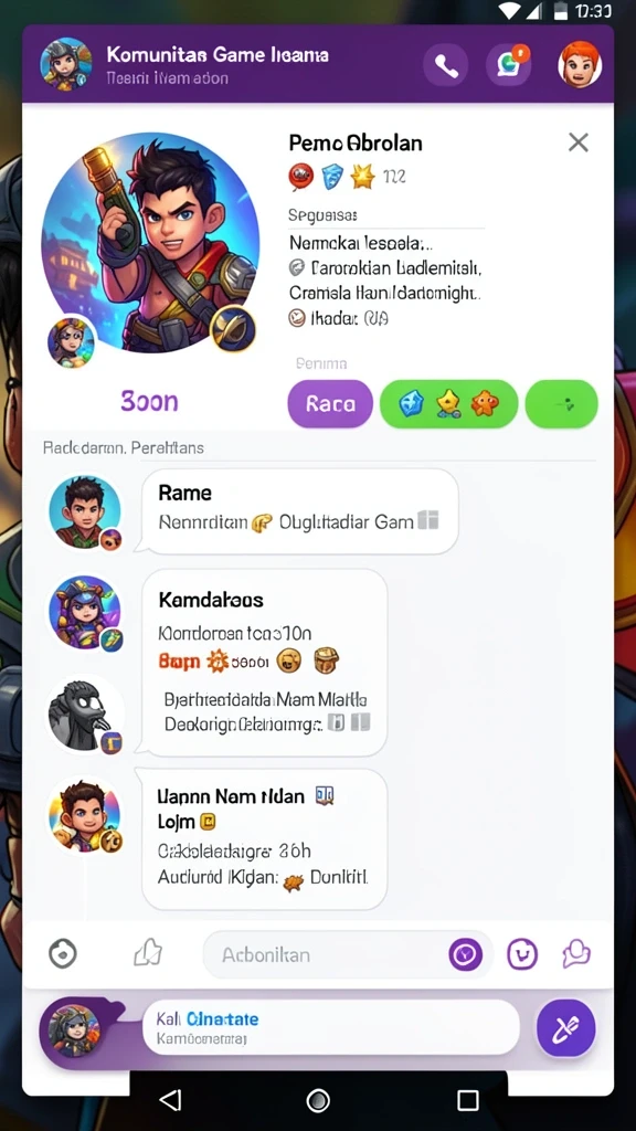 Mode permainan yang beragam dan mengasyikkan.