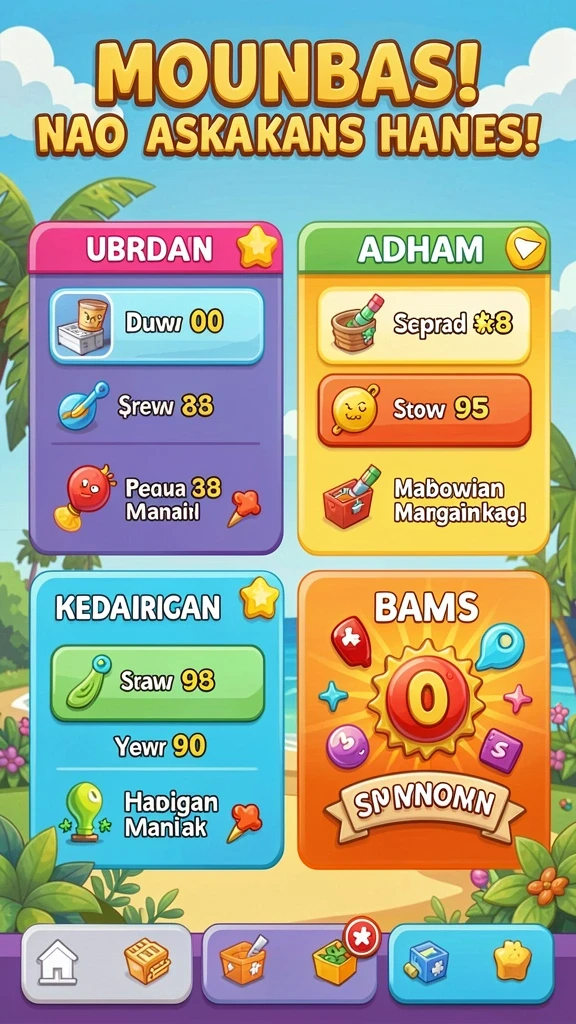 Tampilan antarmuka yang intuitif dan menarik.