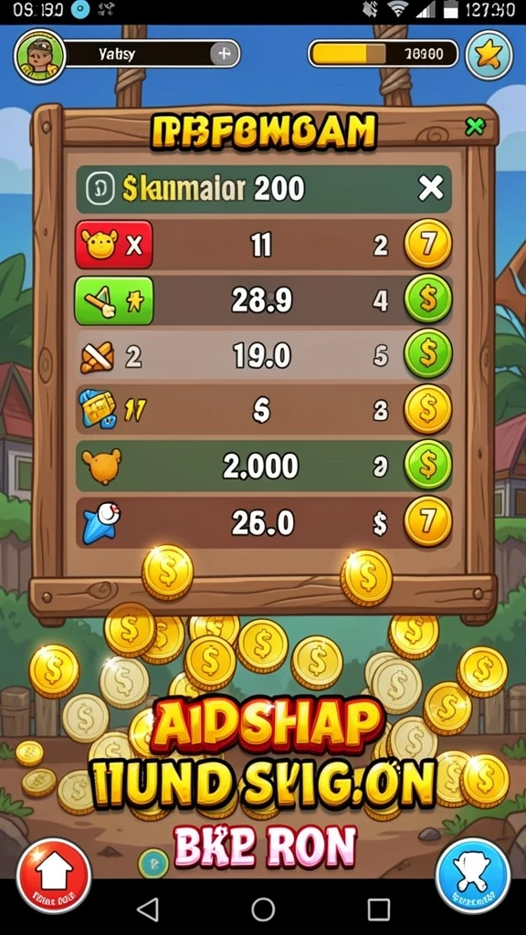 Screenshot 1 menunjukkan dunia petualangan yang menakjubkan.