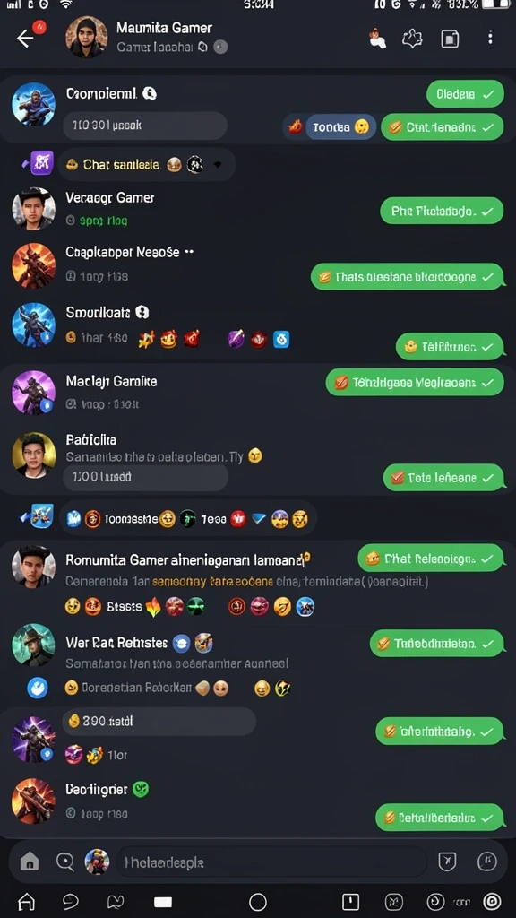 Screenshot 2 memperlihatkan karakter unik dalam permainan.
