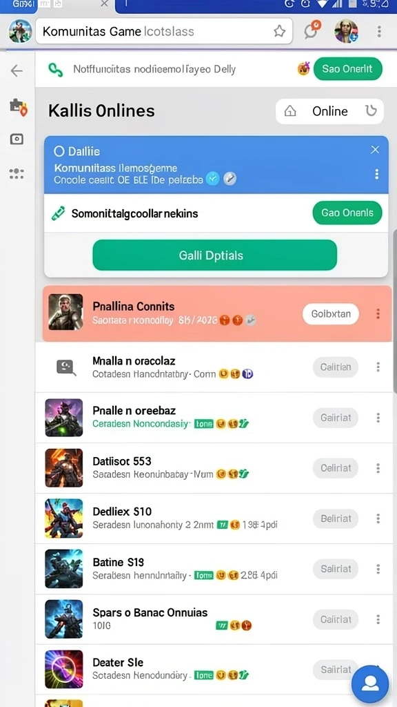 Screenshot menggambarkan salah satu mode permainan menarik.