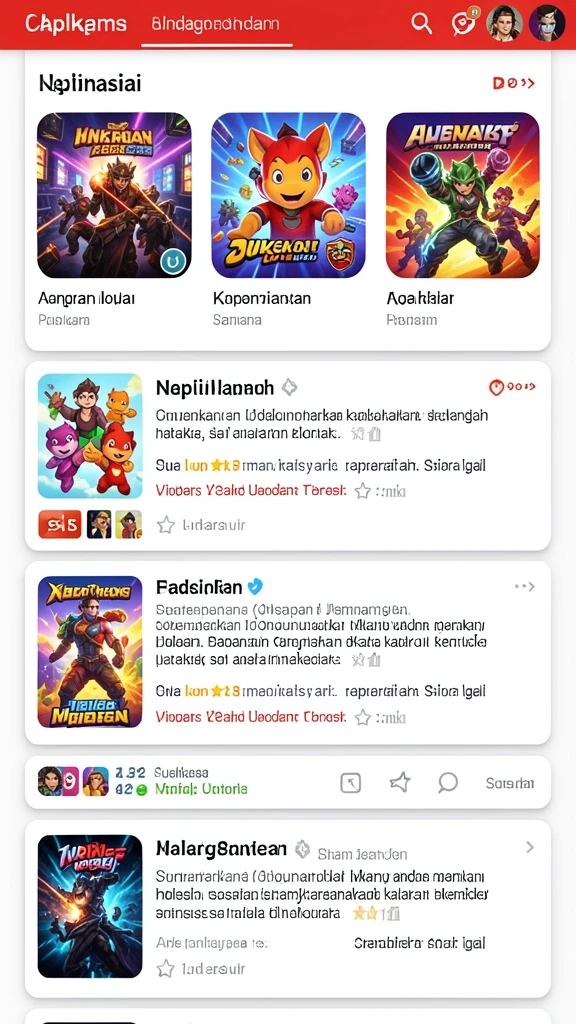 Screenshot menampilkan variasi permainan slot yang tersedia.