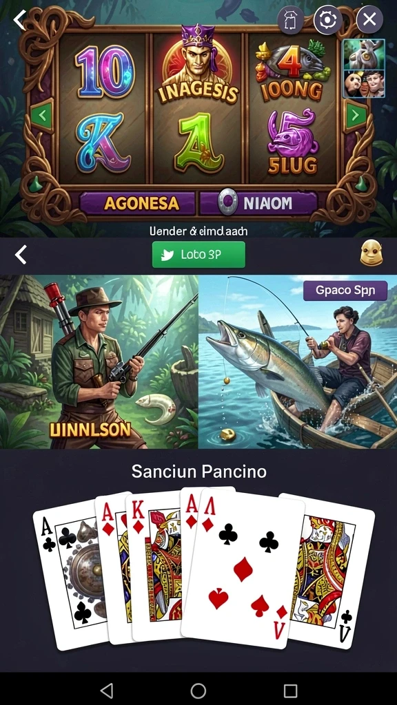Beragam jenis buah menambah keseruan bermain.
