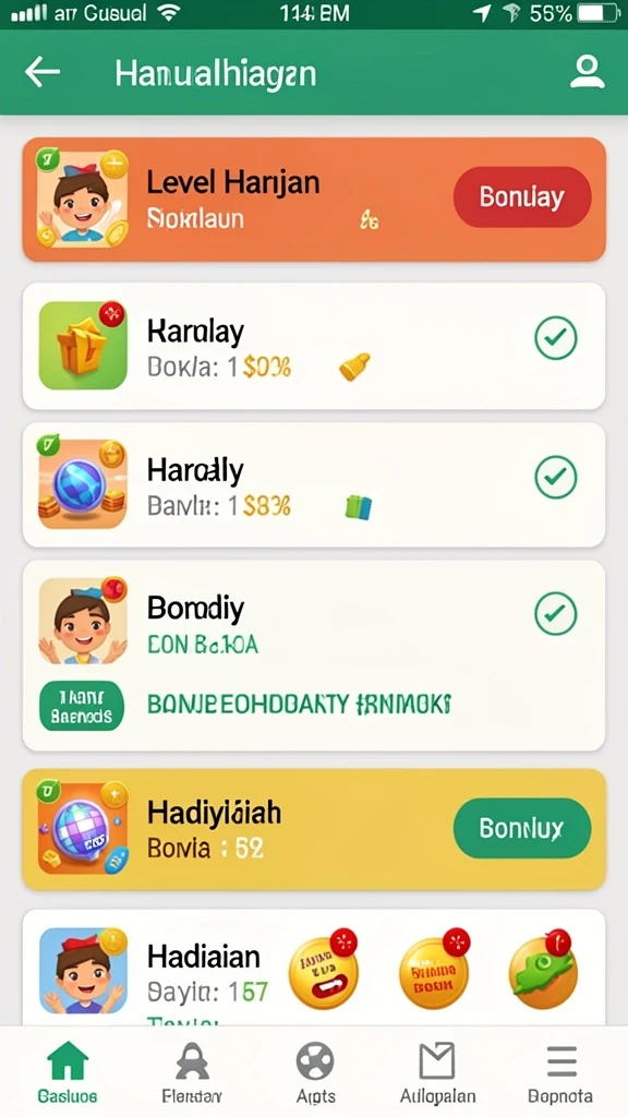 Gameplay seru dengan berbagai tantangan menarik.