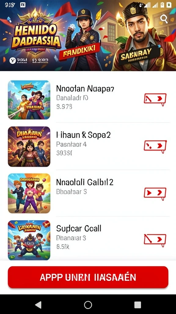 Beragam jenis permainan judi online tersedia.