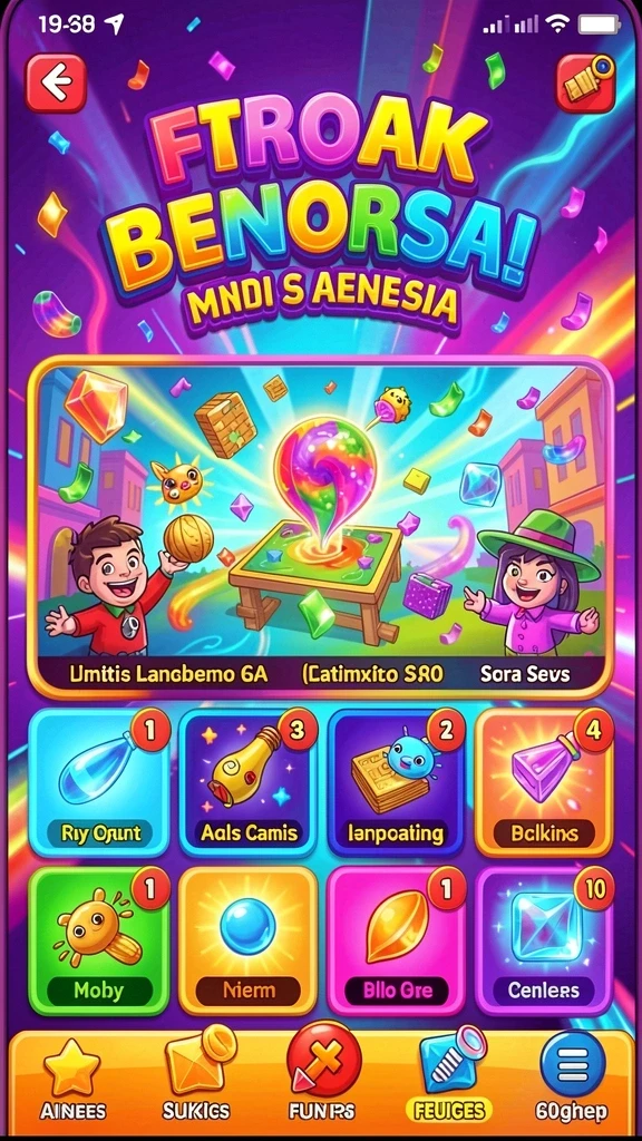 Pengaturan tantangan yang seru dan menarik.