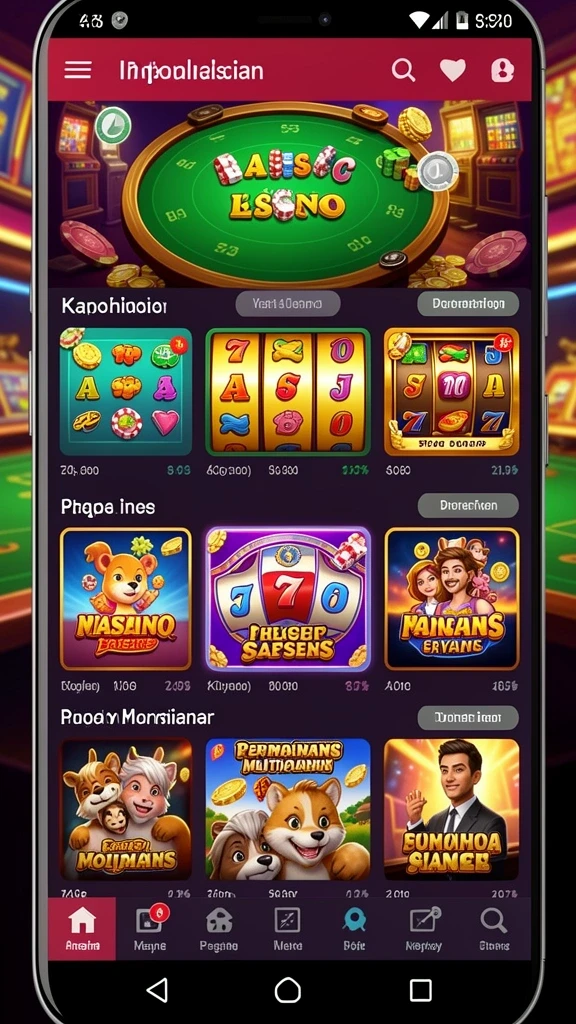 Screenshot menunjukkan tampilan grafis yang memukau.