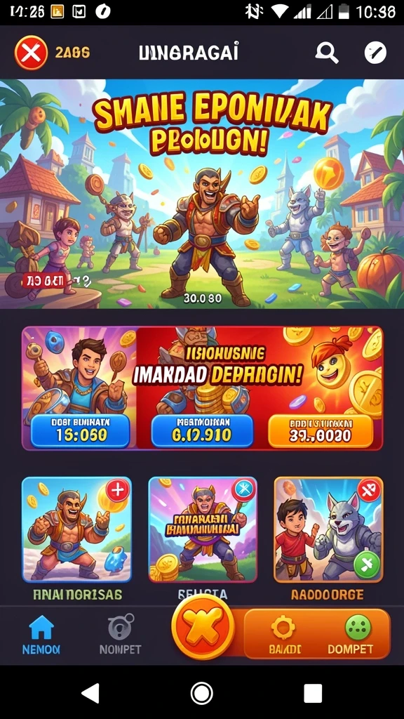 Sistem power-up untuk gameplay yang lebih seru.