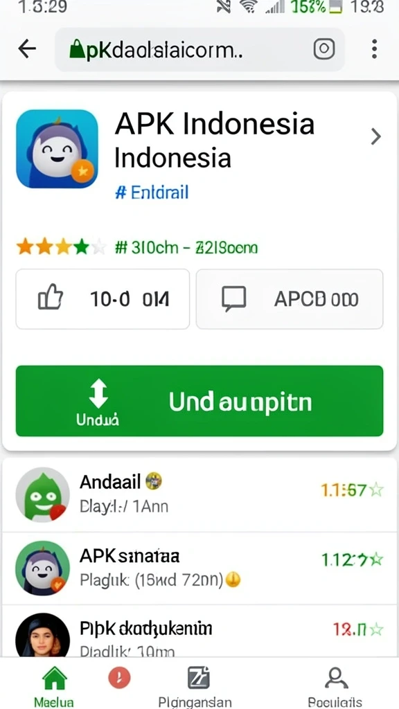 Tampilan antarmuka pengguna yang intuitif.