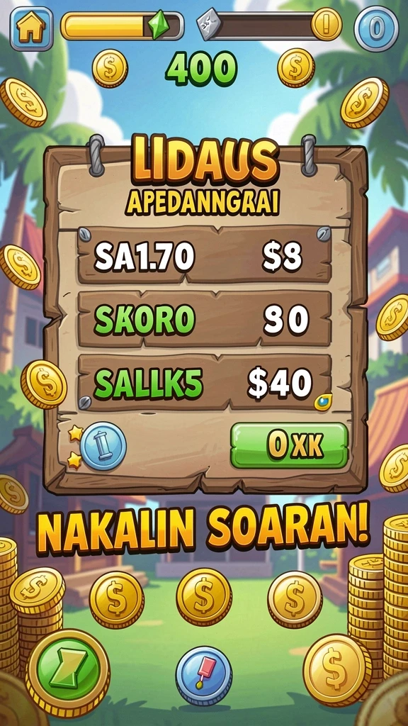 Beragam permainan menarik untuk dipilih.