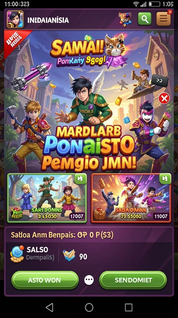 Fitur analisis statistik untuk membantu pemain.