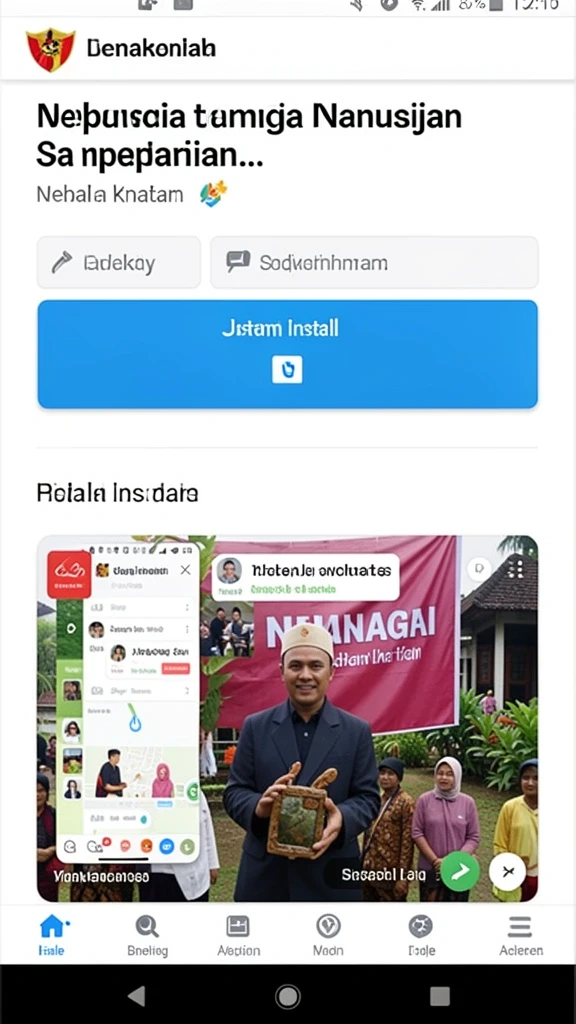 Tampilan antarmuka yang menawan dan ramah pengguna.