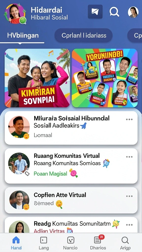 Tampilan antarmuka yang ramah pengguna.
