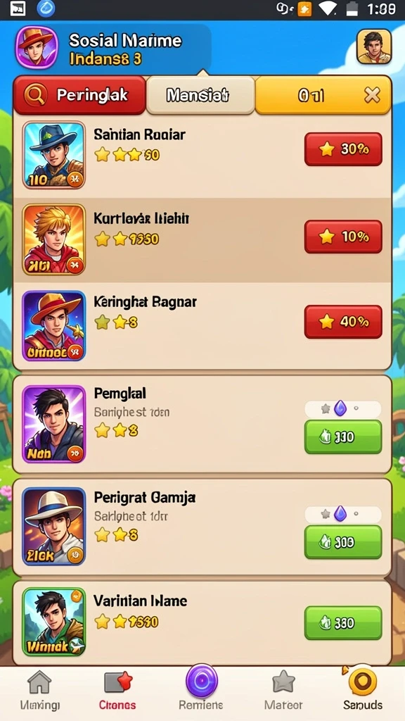 Mode multiplayer yang seru dan interaktif.