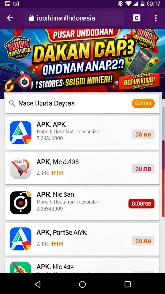 Tampilan utama aplikasi NAGAHOKI88 dengan berbagai pilihan permainan.