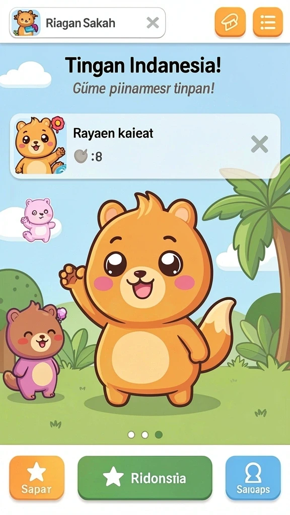 Fitur live chat untuk interaksi yang lebih seru.