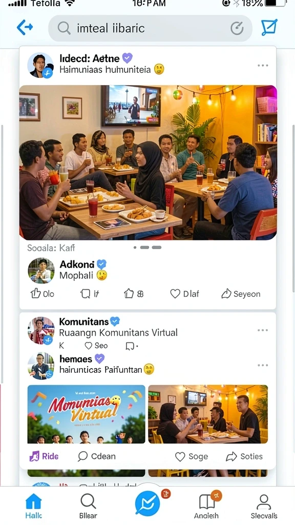 Momen seru saat menyelesaikan misi tantangan.