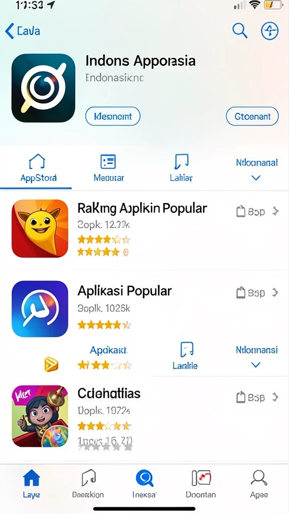 Tampilan antarmuka yang intuitif dan menarik.