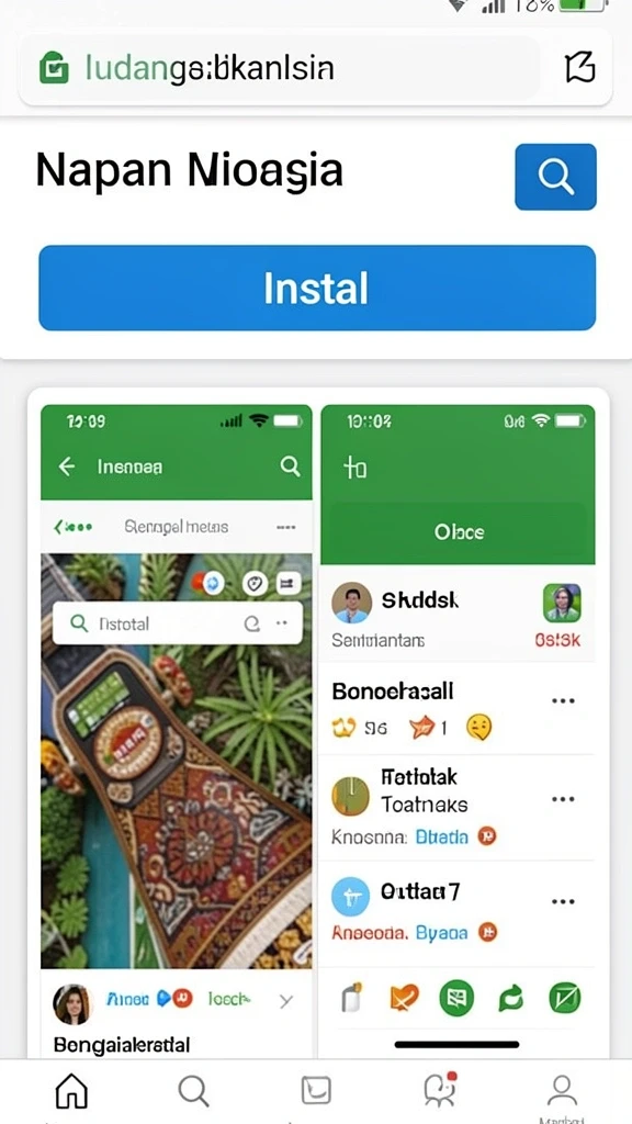 Tampilan antarmuka yang intuitif dan menarik.