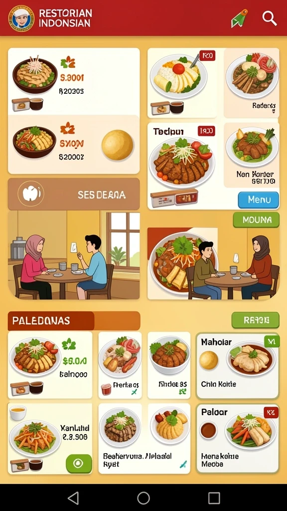 Antarmuka yang ramah pengguna dan menarik.