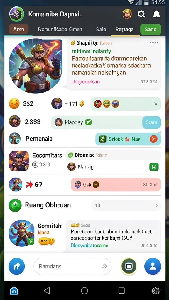 Tampilan antarmuka yang menarik dan mudah digunakan.