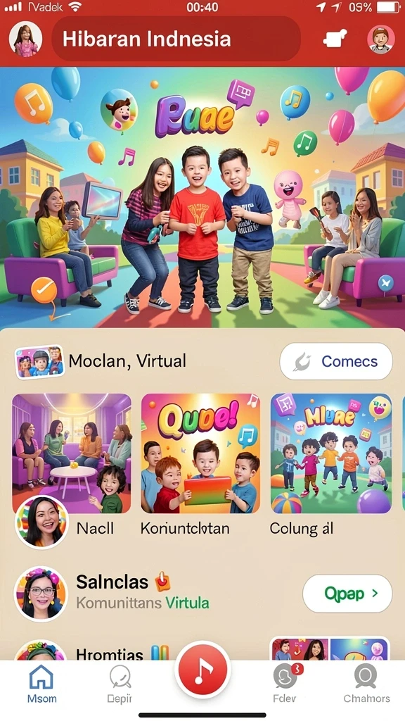 Leaderboard yang menampilkan peringkat pemain terbaik.