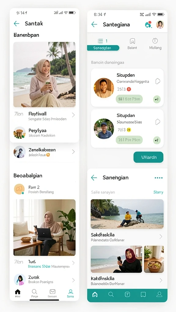 Tampilan antarmuka yang menarik dan user-friendly.